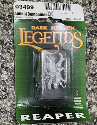 New Dark Heaven Legends Reaper Animal Companions II: Wolf, Cat, Spider 03499 NIP