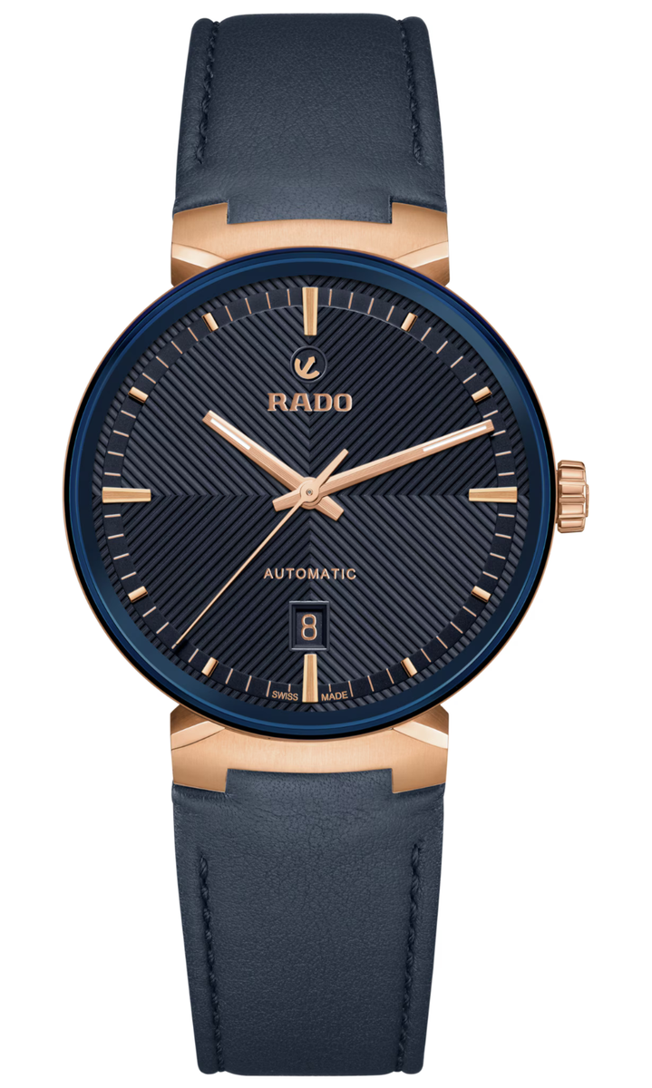 New Rado Florence Automatic ST Steel Blue Dial Leather Band Mens