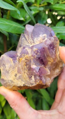 Amethyst, Amethyst Spitze/Stufe, Herkunft/Kongo /B QUALITÄT  827g