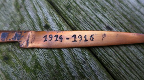 WW1 Trench Art Letter Opener Collector Desk Office Gift Idea Man Cave 20-02 - Picture 3 of 4
