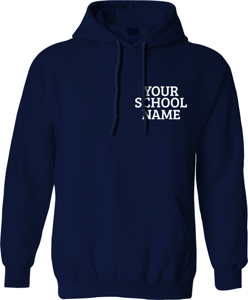 Personalised Your School Name Hoodie Leavers 2024 Teachers