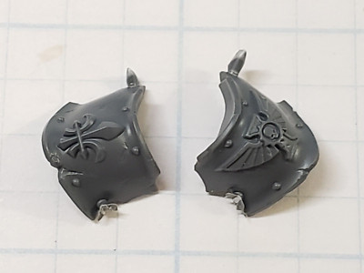40k Kill Team Bits Killzone Blood & Zeal Volkus Shrine Large Shoulder Pads Set