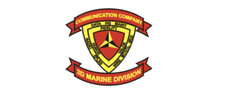 4" us marine corps communication co 3rd marine division sticker decal usa made