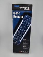 Radio Shack 6 in 1 Programmable Universal Remote 15-2133 Tested