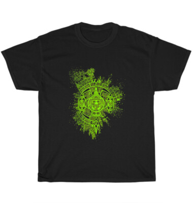 Aztec Calendar Mexican Native Mayas Mayans Art Ancient Civilization T-Shirt Gift