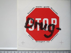 Aufkleber Sticker Stop Drugs Keine Macht Den Drogen M1402 Ebay