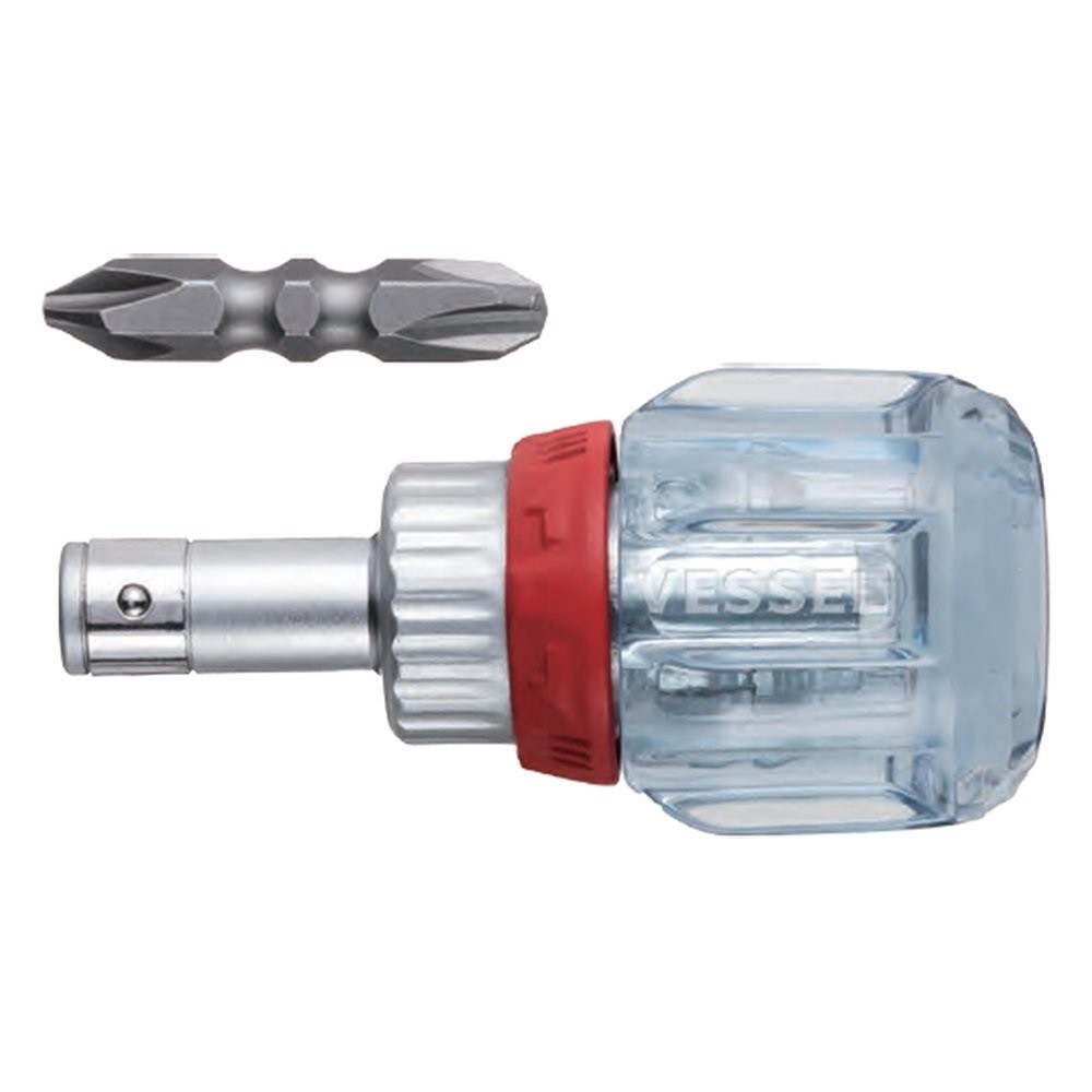 VESSEL RATCHET STUBBY SCREWDRIVER TD6700W23 MADE IN JAPAN eBay