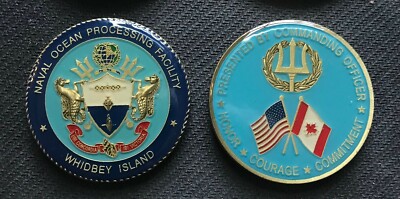 Naval Ocean Processing Facility Whidbey Island, Commanding Officer Coin