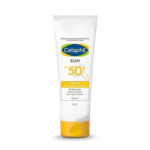 Cetaphil Sun SPF50 Sunscreen Very High Protection Light Gel Water Resistant 50ML - Picture 1 of 7
