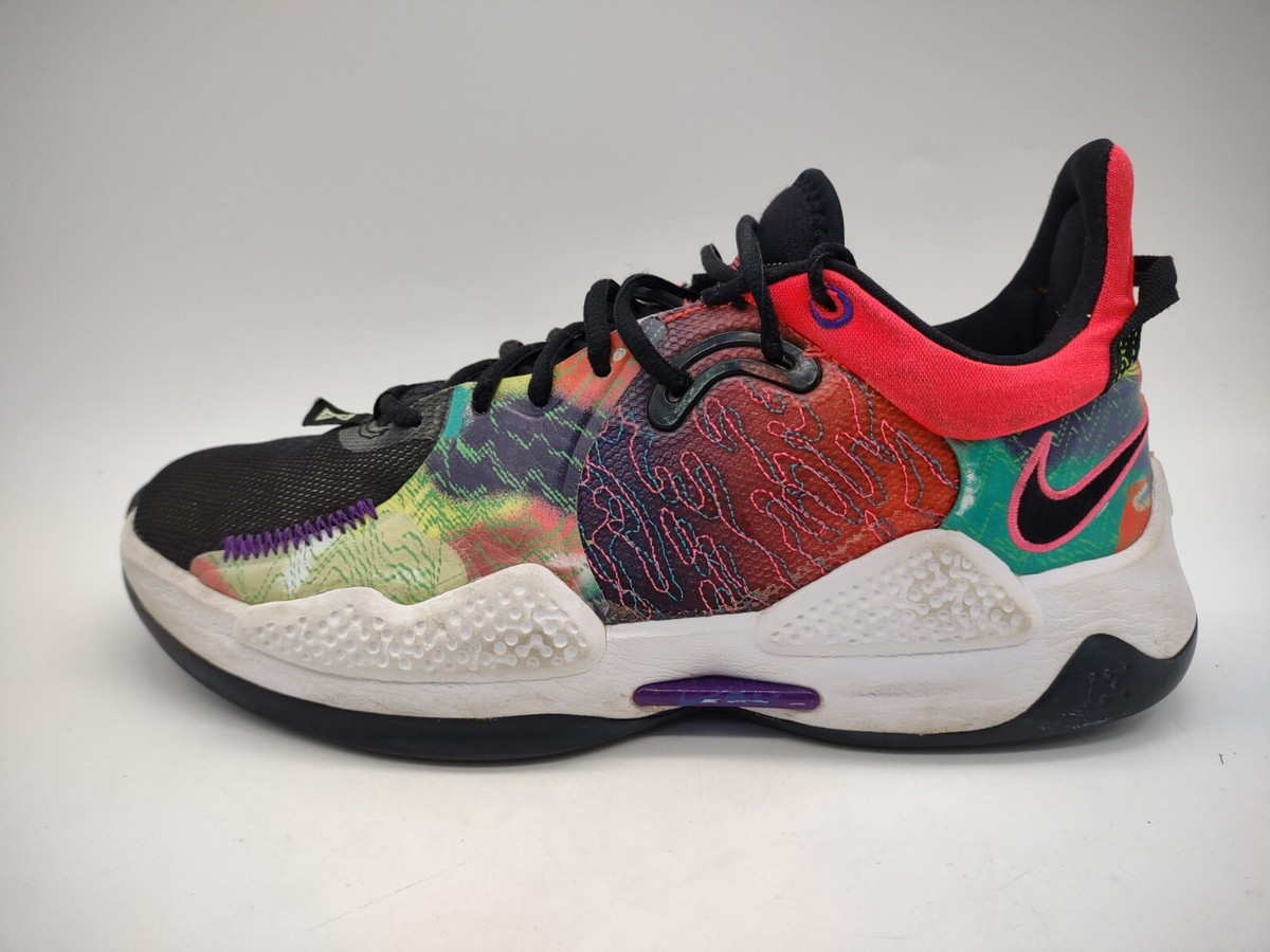 Nike PG 5 Paul George Multi Color Crimson CW3143-600 Men