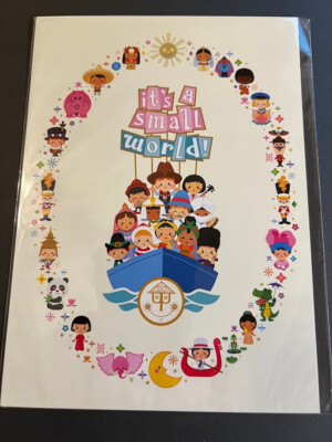 Disney WonderGround 2024 Its A Small World After All By Jerrod Maruyama 5x7 Card
