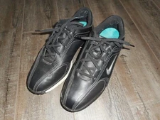 Nike Air Tour Golf 336038-001 Men's Classic Black Leather Size 10.5