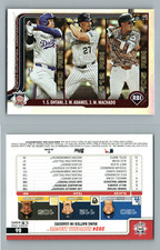 2025 TOPPS BASEBALL SET BASE CARD PARALLEL RAINBOW FOIL 86 RBI LEADER OHTANI
