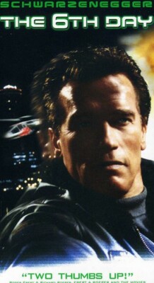 The 6th Day (VHS, 2001) Arnold Schwarzenegger- Excellent Condition