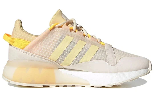 Adidas ZX 2K Boost Pure Wonder White Orange Tint W for sale | eBay