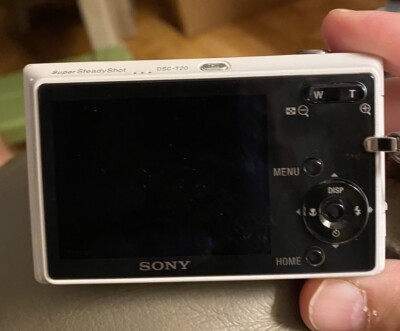 Sony Cyber-shot DSC-T20 8.1MP Retro Digital Camera - White - | eBay