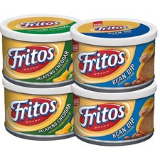 Fritos Dips Variety Pack 36 Ounce Includes 2 Bean 2 Jalapeno Cheddar Cans