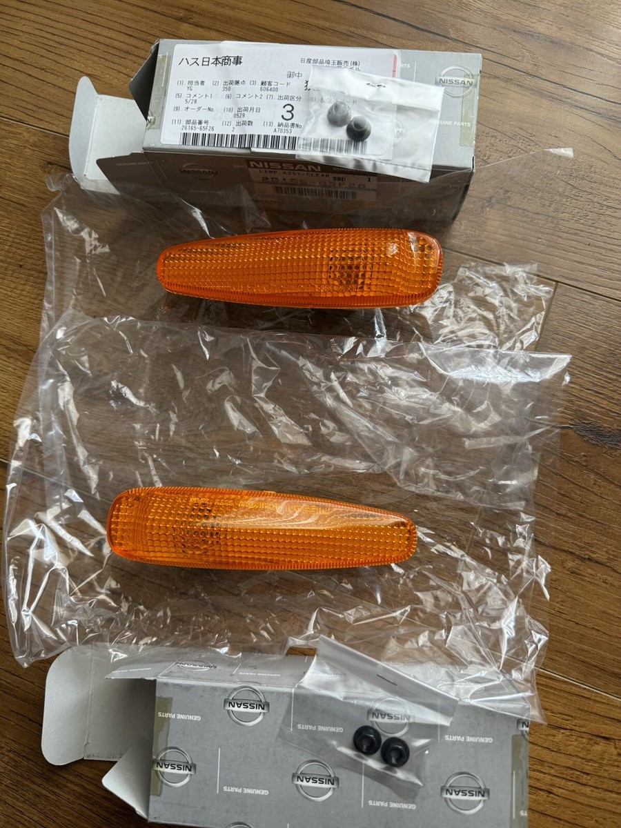 New Oem Jdm S14 Side Marker Turn Light Set 95 98 200sx 240sx