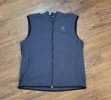 Dunning Golf Mens Performance Vest Full Zip Navy Blue XL "NJ Golf Foundation"