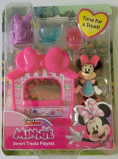 Disney Junior Minnie Mouse Dolci Dolci 5 Pezzi Playset Tazza Cake Shop Nuovo