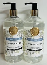 2-Pack Castelbel ~ Peppermint Hydrating Hand Wash 17 fl oz Each