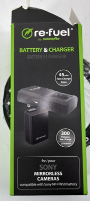 Digipower RFK-300FW50 digital camera battery charger kit for Sony NP-FW50