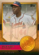 #GG-55 Hank Aaron - Milwaukee Braves - 2012 Topps - Golden Greats Baseball