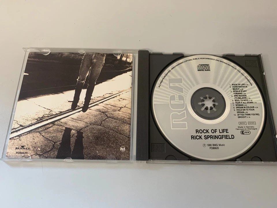 Rick Springfield – Rock Of Life - CD © 1988 - Bild 2 von 3