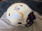 Justin Jefferson Autographed Minnesota Vikings F/S Authentic Retro Helmet