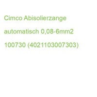 Cimco Abisolierzange Automatisch 0,08-6Mm2 100730 (4021103007303)