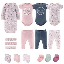 Baby Layette Gift Set for Girls - 16 Piece New Born Girl Gift Set, Baby Cloth...