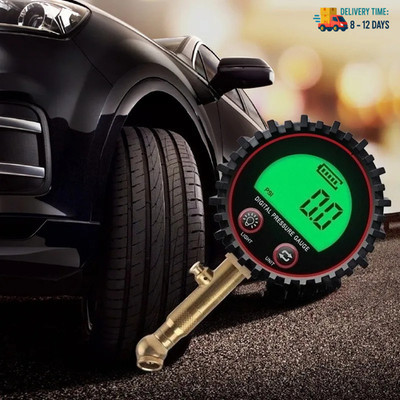 Digital Accurate Air Pressure Tire Gauge 255PSI Meter Tester for Truck Car Bike