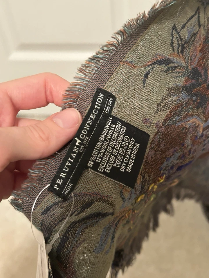 Mantón Latour Mujer Peruvian Connection NUEVO CON ETIQUETAS Foto 3 de 4