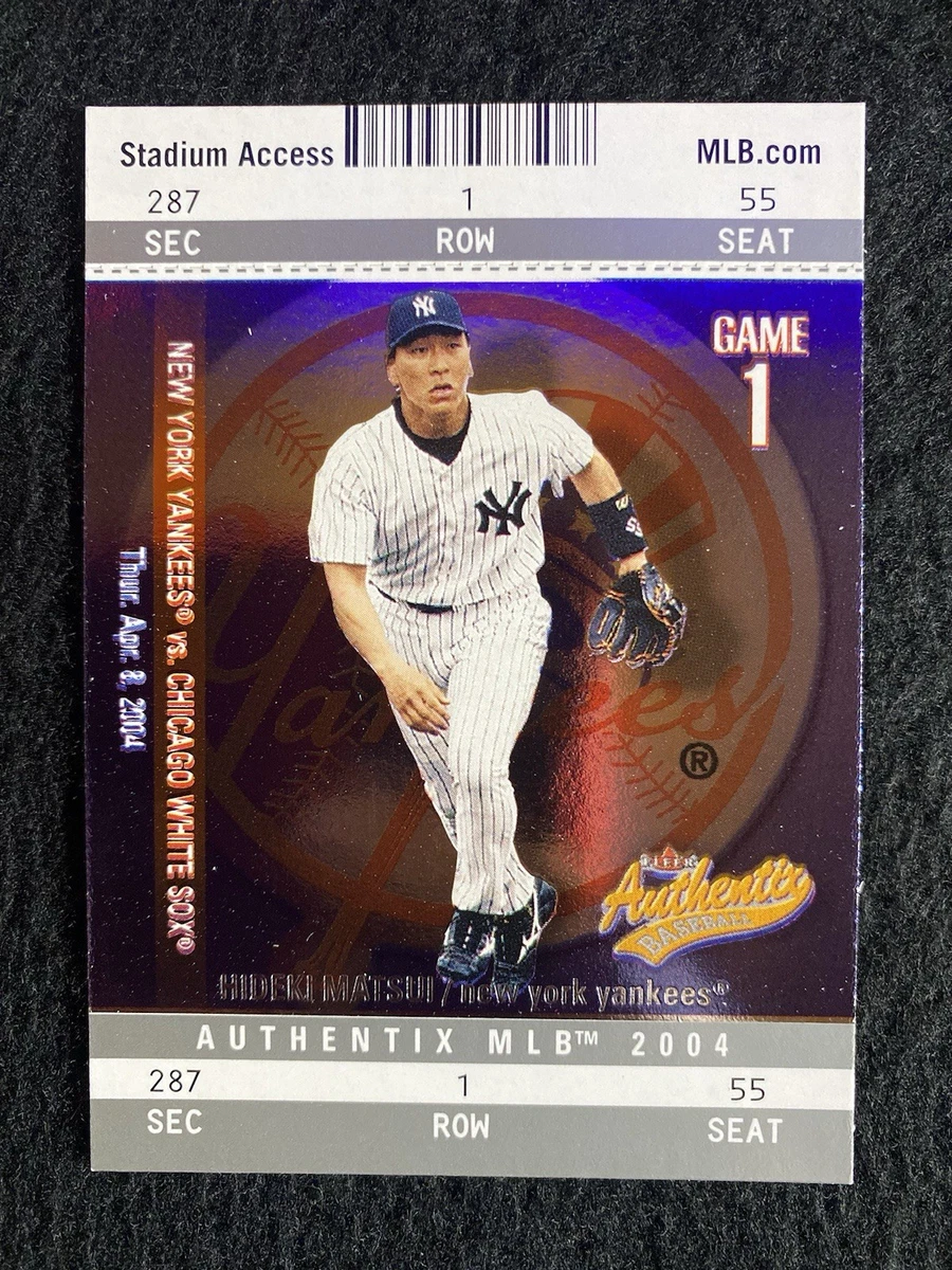 2004 Fleer Authentix - Hideki Matsui #89 for sale | eBay