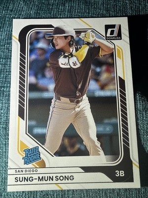 2026 Panini Donruss Baseball Sung-Mun Song RATED ROOKIE SAN Diego Padres
