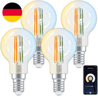 Antela Alexa GlüHbirne E14 P45 4,5W 470LM, Smart Wlan LED