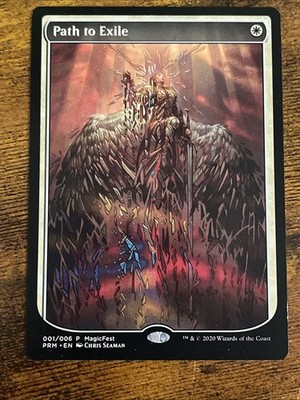 Magic The Gathering Path to Exile Borderless MagicFest Promo 001/006 Non Foil x2