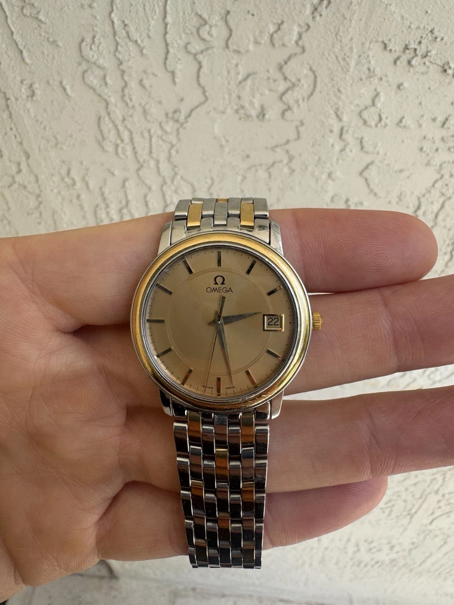 OMEGA De Ville Prestige - 34 mm, Yellow Gold for sale | eBay