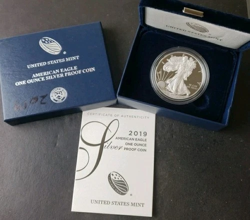 2019 W Proof $1 American Silver Eagle Dollar