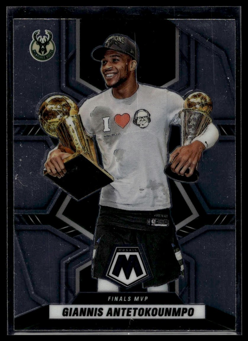 2021-22 Panini Mosaic #296 Giannis Antetokounmpo Finals MVP | eBay