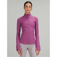 Lululemon define jacket full zip luon vintage plum SIZE 10 purple
