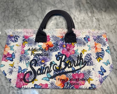 MC2 Saint Barth Vanity BAG Blumen und Schmetterlinge groß nicht auffindbar ECHT