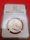 1961-P Franklin Silver Half Dollar NGC MS 63