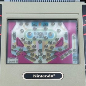 Nintendo Game & Watch Pocketsize PINBALL PB-59 1983 Near Mint In Box