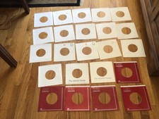 Huge Lot Of 16 White Paper 7 The Atlantic Group 45 RPM Record Sleeves