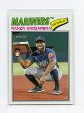 2026 TOPPS HERITAGE BASEBALL  IMAGE  VARIATION # 286 RANDY AROZARENA - MARINERS
