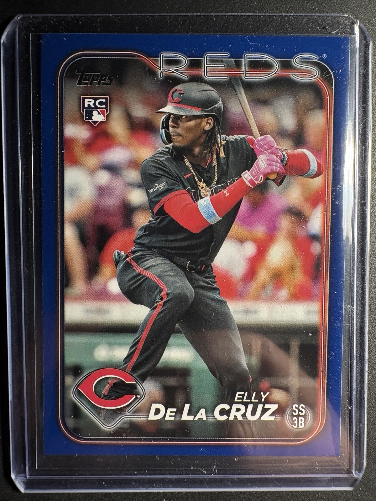 2024 Topps Series 1 Royal Blue (RC) Elly De La Cruz Rookie Cincinnati Reds #141