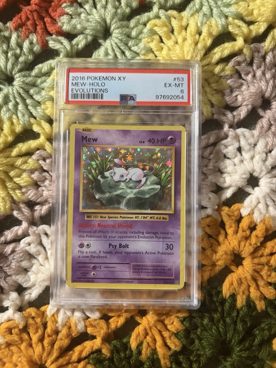 Mew Pokémon TCG Professional Sports Authenticator (PSA) Holo Rare