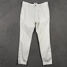 Birddogs Pants Mens 32x32 Gray Slim Fit Stretch Lined Athleisure Lightweight