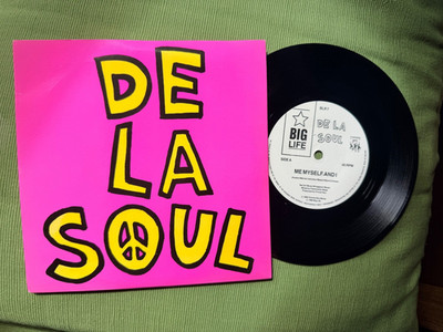 DE LA SOUL - ME MYSELF AND I - UK - 7'' SINGLE - 1989